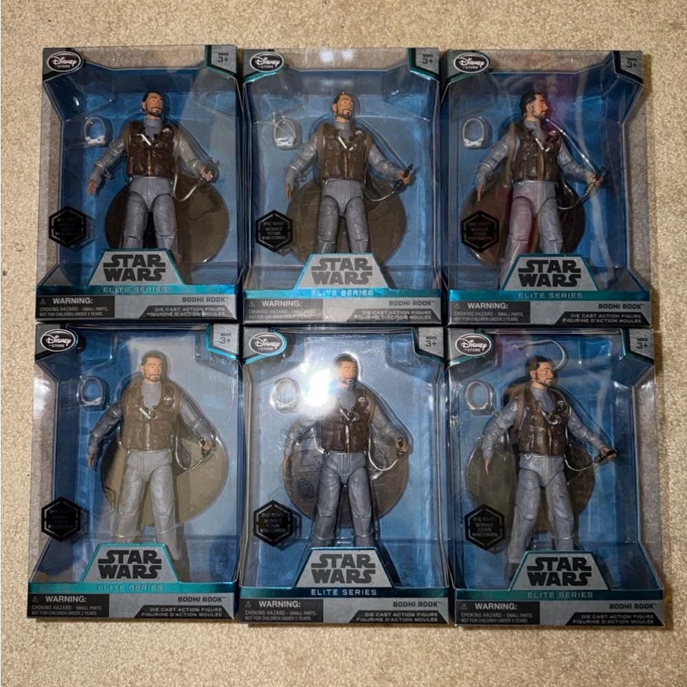 Disney Star Wars Elite Series Figure Collection Lot of 6 Christmas Holiday Gift